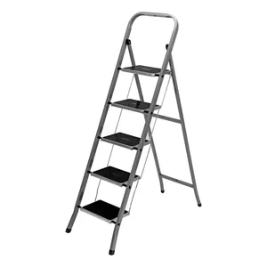Сибртех Стремянка 5 ступени, с полимерными ковриками, Россия 97870