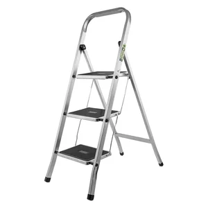 Сибртех Стремянка 3 ступени, с полимерными ковриками, Россия 97868
