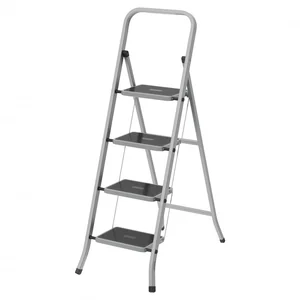 Сибртех Стремянка 4 ступени, с полимерными ковриками, Россия 97869