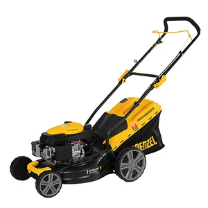 Denzel Газонокосилка бензиновая GLD-460, 146 куб.см, ширина 46 см, ручная, 7 уровней, травосборник 50 л 58802