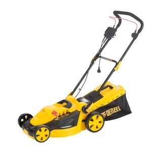 Denzel Газонокосилка электрическая GM-1800, 1800 Вт, шир. 38 см, 6 уров., травосб. 40 л. 96617