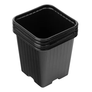 СИБРТЕХ Горшочек для рассады, 90 х 90 х 95 мм, полистирол, 5 шт, Россия 64340