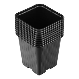 СИБРТЕХ Горшочек для рассады, 90 х 90 х 95 мм, полистирол, 10 шт, Россия 64341