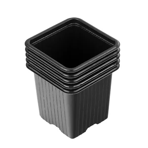 СИБРТЕХ Горшочек для рассады, 70 х 70 х 65 мм, полистирол, 5 шт, Россия 64344