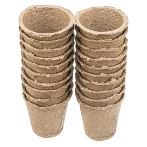 СИБРТЕХ Горшочек для рассады, 80 х 80 мм, торфяной, 20 шт, Россия 64372