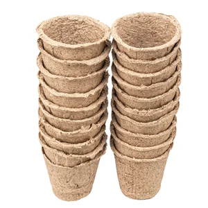 СИБРТЕХ Горшочек для рассады, 60 х 60 мм, торфяной, 20 шт, Россия 64373