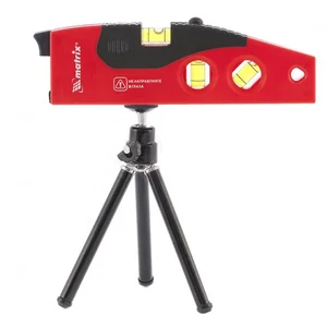 Matrix Уровень лазерный, 180 мм, 220 мм штатив, 4 глазка 35022