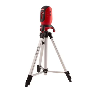 Matrix Уровень лазерный ML01T, дальность 10 м, точность ± 0,5 мм, / 1 м, длина волны 650 нм, проекция 1 вертикальная 1 горизонтальная плоскость, резьба под штатив 5/8", штатив в комплекте 35063