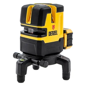 Denzel Лазерный уровень LX 05 Red, 20 м, 635 нм, аккумулятор Li 5200 mAh, резьба 5/8" 35071