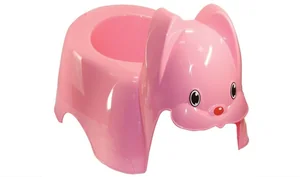 М- ПЛАСТИКА Горшок детский Зайка М 2594 розовый