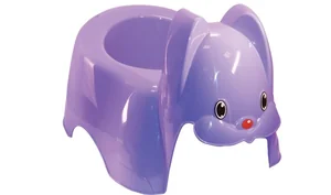 М- ПЛАСТИКА Горшок детский Зайка М 2594 фиолет