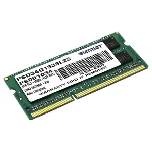 PATRIOT Память для ноутбука DDR3 4Gb 1333MHz PSD34G 352757