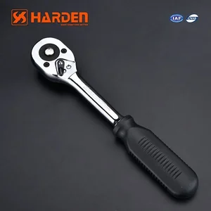 HARDEN Профессиональная рукоятка (черная) с трещеткой 3/8 10мм 530402