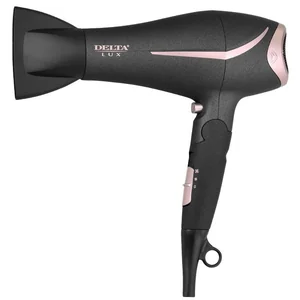 DELTA Фен 2400W LUX DL 0940 черный с розовым