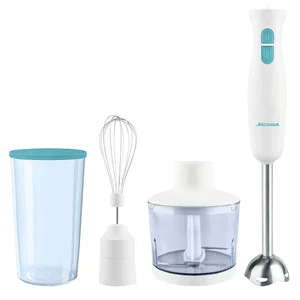 АКСИНЬЯ Блендер 500W КС 306 В белый с бирюзовым