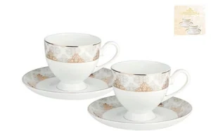 КОРАЛЛ Набор чайный 4 пр.  Вензель  SX-0064