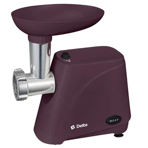 DELTA Мясорубка 2000W DL 6100 M коричневая