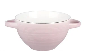 КОРАЛЛ Бульонница 500 мл Стайл голд/розовый KRJYB156-Р