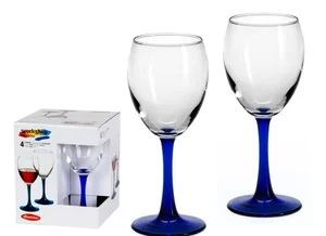 PASABAHCE Набор бокалов для вина IMPERIAL BLUE WORKSHOP 240 мл.(4шт) 44799 BBM
