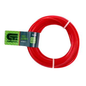 Сибртех Леска для триммера квадратная, 2.0 мм х 15 м, Россия 961555