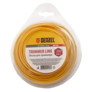 Denzel Леска для триммера квадратная, 2 мм х 15 м 96155 Россия
