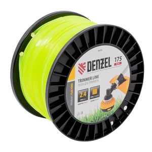 Denzel Леска для триммера квадрат, 2,4мм х 175м, на DIN катушке FLEX CORD 96292