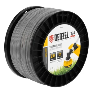Denzel Леска для триммера двухкомпонентная звезда, 2,0мм х 374м, на DIN катушке EXTRA CORD 96812