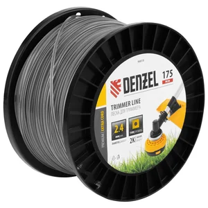 Denzel Леска для триммера двухкомпонентная квадрат, 2,4мм х 175м, на DIN катушке EXTRA CORD 96818