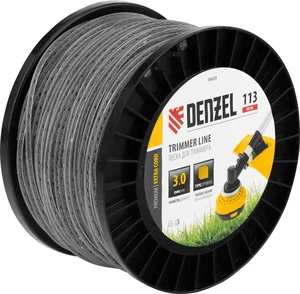 Denzel Леска для триммера двухкомпонентная зубчатый квадрат, 3,0мм х 113м, на DIN кат. EXTRA CORD 96828