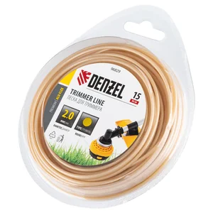 Denzel Леска для триммера армированная алюминием круглая, 2,0мм х 15м, блистер ALUFLEX 96829