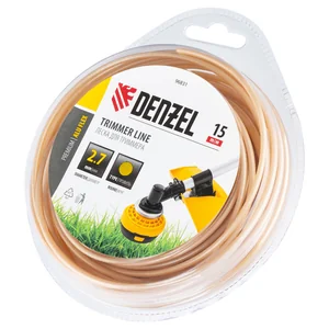 Denzel Леска для триммера армированная алюминием круглая, 2,7мм х 15м, блистер ALUFLEX 96831