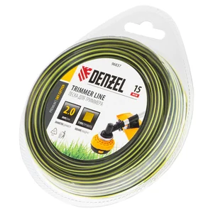 Denzel Леска для триммера двухкомпонентная квадратная, 2,0мм х 15м, блистер SkyCutter 96837