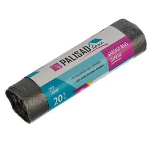 Palisad Пакеты для мусора 60 л x 20 шт. серые, Home 927095