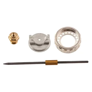 Matrix Ремкомплект для краскораспылителя 4 предмета : сопло 1.5 мм + игла + форсунка + зажим сопло 57382