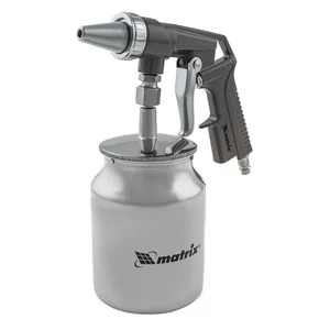 Matrix Пистолет пескоструйный с нижним бачком, пневматический 57326