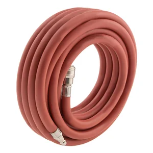 Stels Шланг пневматический резиновый, 10 x 16 мм, 24 бар, армированный, быстросъемное соединение, 10 м 57021