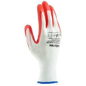 Сибртех Перчатки полиэфирные с рельефным покрытием из нат латекса, 15 класс вязки, 57 г Россия 67767