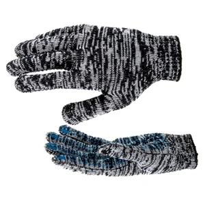 Сибртех Перчатки х/б, меланж, ПВХ покрытие, "Точка", 10 класс Россия 67789