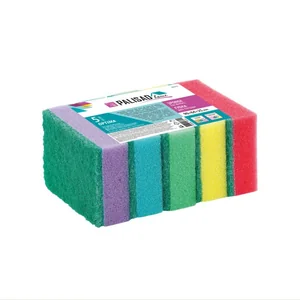 Palisad Губки для посуды Optima, 90 x 64 x 25 мм, 5 шт., Home 923515