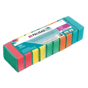 Palisad Губки для посуды Optima, 90 x 64 x 25 мм, 10 шт., Home 923525