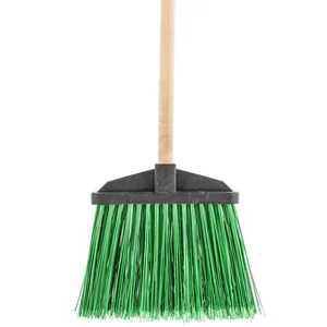 Сибртех Метла полипропиленовая, 345 х 200 х 1420 мм, веерная распушенная, деревянный черенок, Россия, 63230