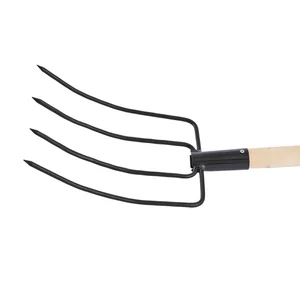 Сибртех Вилы 4 - х рогие, сенные, 210 х 310 х 1400 мм, деревянный черенок, Россия, 63807