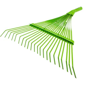 Palisad Грабли веерные стальные, 565 мм, 22 плоских зуба, эмалированные, усиленные, без черенка, 617015