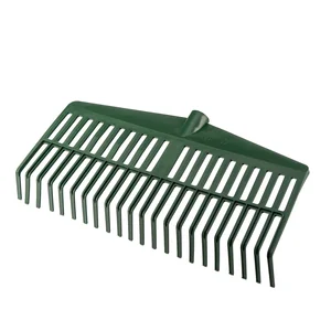 Сибртех Грабли веерные пластиковые, 420 мм, 22 плоских зуба, без черенка, Россия 617055