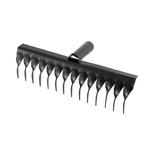 Сибртех Грабли стальные, 300 мм, 14 витых зубьев, без черенка, Россия, 61765