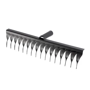 Сибртех Грабли стальные, 420 мм, 16 витых зубьев, без черенка, Россия, 61750