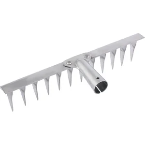 Сибртех Грабли, нержавеющая сталь, 340 мм, 14 витых зубьев, без черенка, Россия, 61754