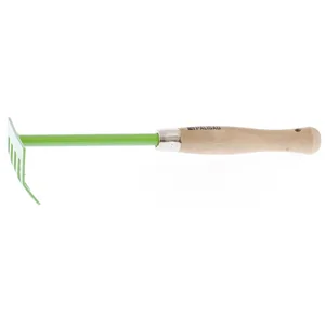 Palisad Грабли 5 - зубые, 90 х 330 мм, стальные, деревянная рукоятка, Classic, 61755