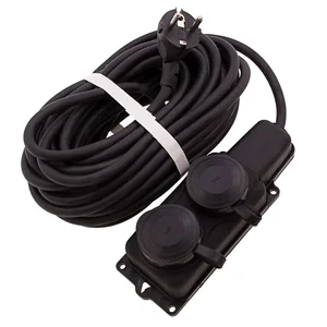 Сибртех Удлинитель силовой 10 м, 16А, тип УХз16, КГ 3 x 1.5 мм, 2 розетки, Россия 95881