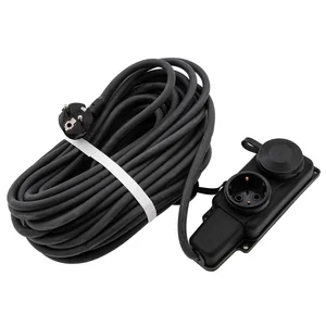 Сибртех Удлинитель силовой 20 м, 16А, тип УХз16, КГ 3 x 1.5 мм, 2 розетки, Россия 95882